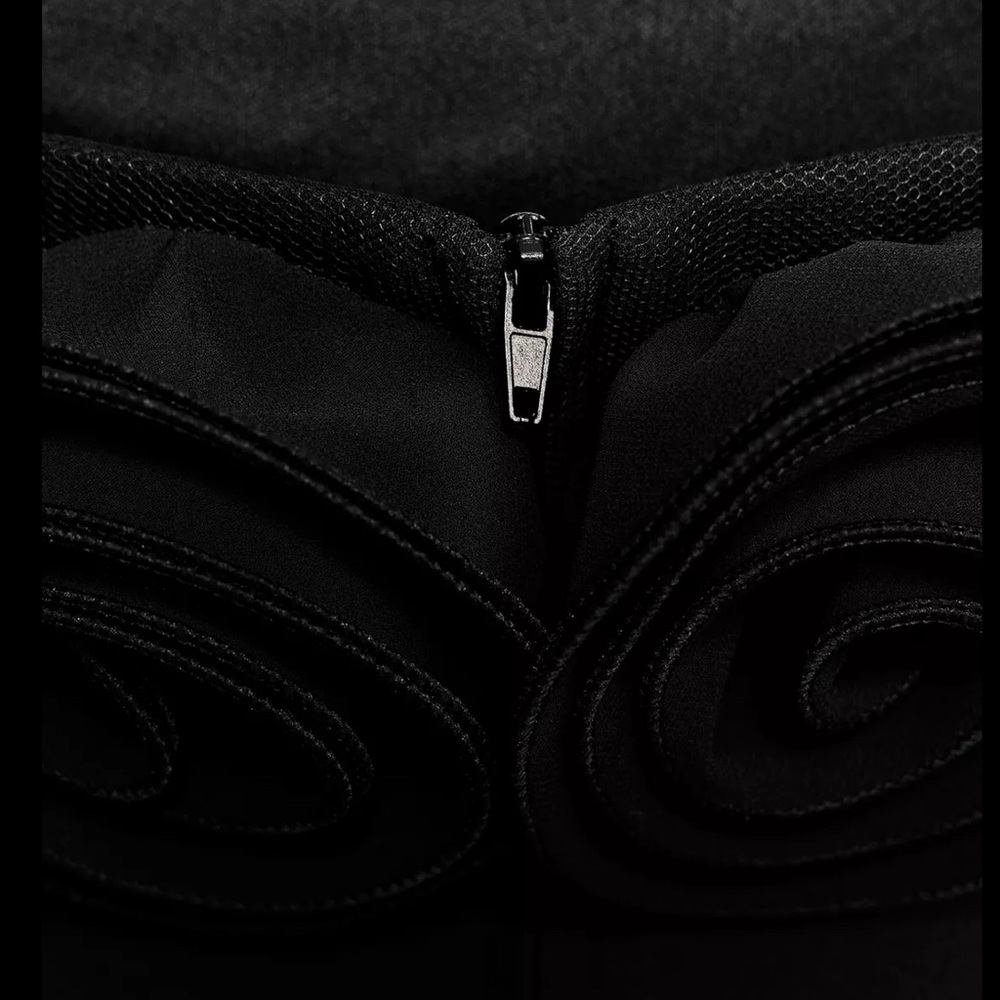NWT ZW Collection Zara Black Floral Bandeau Strapless Top Medium 4772/010 - Picture 8 of 10